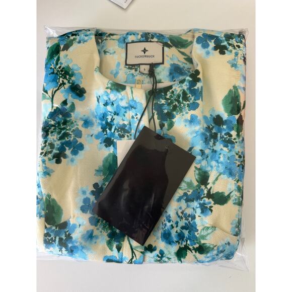 Tuckernuck Water's Edge Hydrangea Rhoda Tunic Top Size 6 - Picture 13 of 13